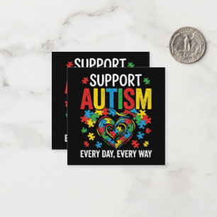 Autism awareness card