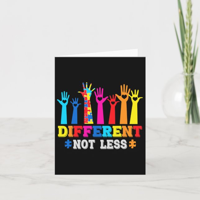 Autism Awareness  Card (Front)