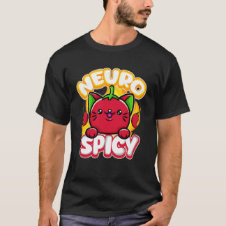 Autism Awareness Cat Neurospicy Special Education  T-Shirt