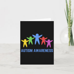 Autism Awareness Celebrating Diversity Sticker Card