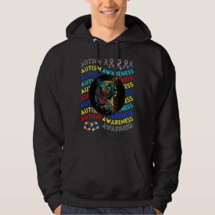 Autism Awareness Cheetah For Teacher Autism Moms D Hoodie