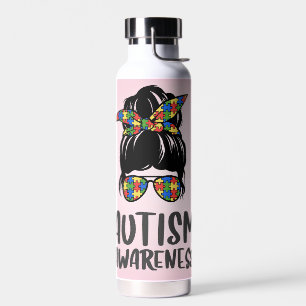 Autism Awareness Chic Water Bottle