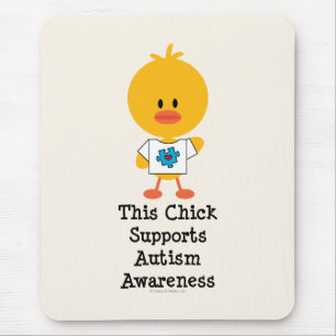 Autism Awareness Chick Mousepad