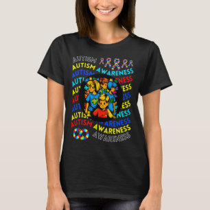 Autism Awareness Children For Teacher Autism Moms  T-Shirt