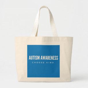 autism awareness. choose kind. Totes&Shopping Bags
