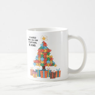 Autism Awareness Christmas Be Kind Kindness Xmas P Coffee Mug