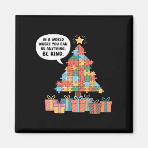 Autism Awareness Christmas Be Kind Kindness Xmas P Magnet