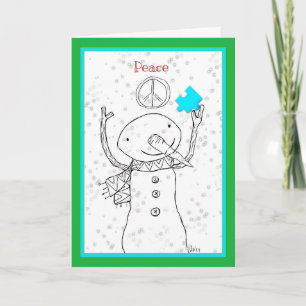 Autism awareness Christmas card