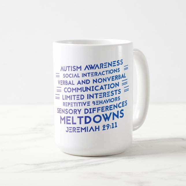Autism Awareness Classic Mug (Front Right)