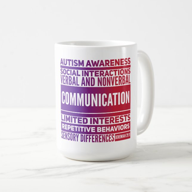 Autism Awareness Classic Mug (Front Right)