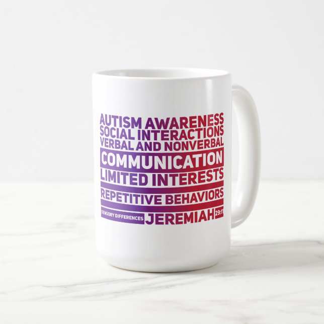 Autism Awareness Classic Mug (Front Right)