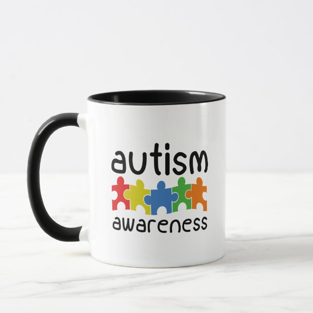 Autism Awareness Coffee Mug (Left)