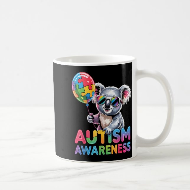 Autism awareness  coffee mug (Right)