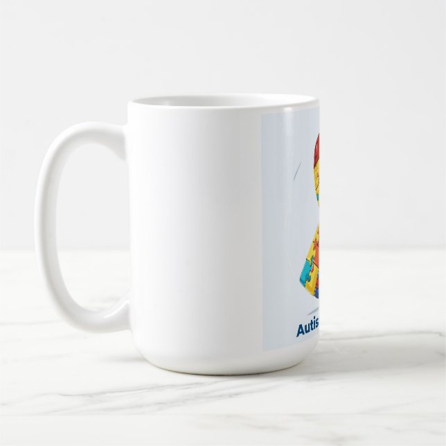 Autism Awareness Coffee Mug (Left)