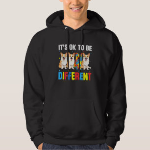 Autism Awareness Corgi For Dog Dad Dog Mum Hoodie
