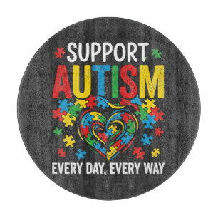 Autism awareness cutting board