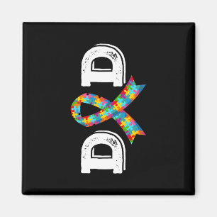 Autism Awareness Dad Father Acceptance Diffirent R Magnet