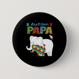 Autism Awareness Dad Father Autistic Kid Awareness 6 Cm Round Badge