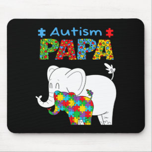 Autism Awareness Dad Father Autistic Kid Awareness Mouse Pad