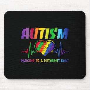 Autism Awareness Dancing To A Different Beat Autis Mouse Pad