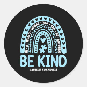 Autism Awareness Day Autism Mum  Classic Round Sticker
