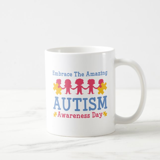 Autism Awareness Day Coffee Mug (Right)