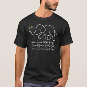 Autism Awareness Day Elephan Animal Autism T-Shirt