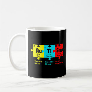 Autism Awareness Day Puzzle Chemical Element Chemi Coffee Mug