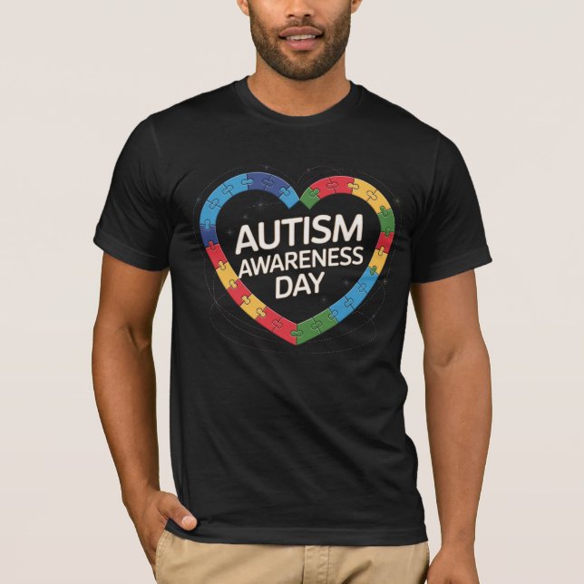 Autism Awareness Day T-Shirt (Front)
