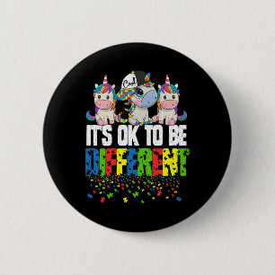 Autism Awareness Day Unicorn Gift  6 Cm Round Badge