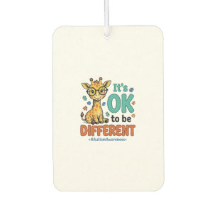 Autism Awareness Different Giraffe Vintage Shirt_1 Car Air Freshener