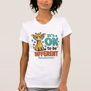 Autism Awareness Different Giraffe Vintage Shirt_1 T-Shirt