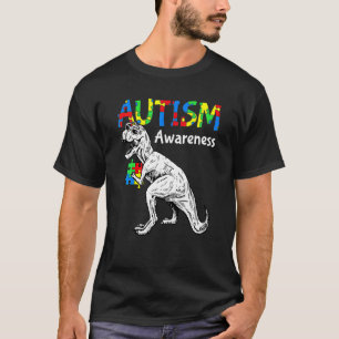 Autism Awareness Dino Cute Dinosaur Autistic Toddl T-Shirt