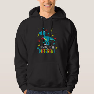 Autism Awareness Dinosaur Kid Boys Its Ok To Be Di Hoodie