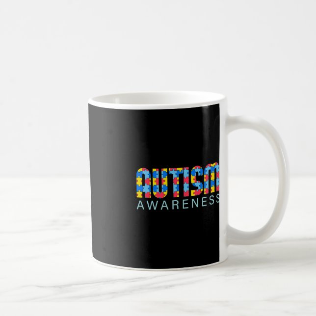 Autism Awareness Disabilities Month Support 1 Coffee Mug (Right)