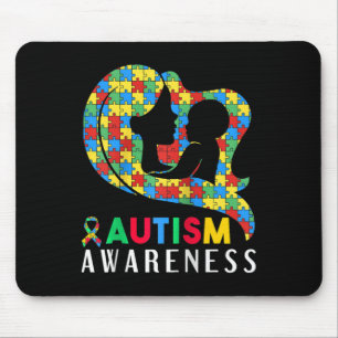 Autism Awareness Disabilities Month Support Mouse Pad