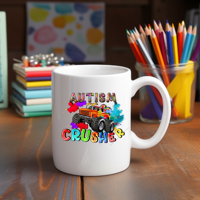 Autism Awareness Dump Truck Mug (Creator Uploaded)