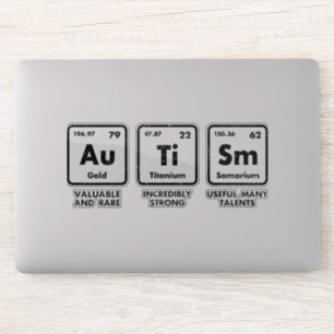 Autism Awareness Elements Periodic Table