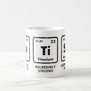 Autism Awareness Elements Periodic Table Coffee Mug