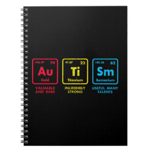 Autism Awareness Elements Periodic Table Notebook