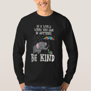 Autism Awareness Elephant & Turtle Umbrella Puzzle T-Shirt