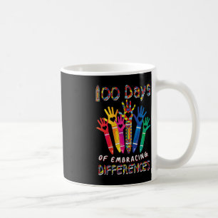 Autism Awareness Embrace Differences 100 Days Of S Coffee Mug