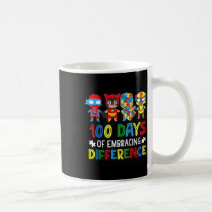 Autism Awareness Embrace Differences 100 Days Of S Coffee Mug