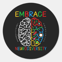 Autism Awareness Embrace Neurodiversity ADHD Auti