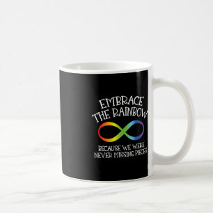 Autism Awareness Embrace The Rainbow Infinity Anti Coffee Mug