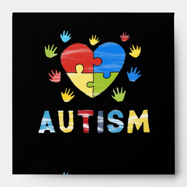 Autism awareness envelope (Front)