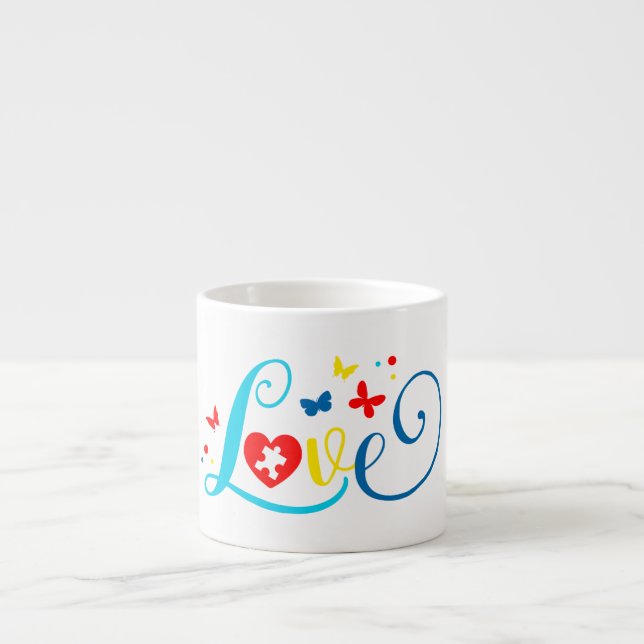 Autism Awareness-EspressoMug Espresso Cup (Front)