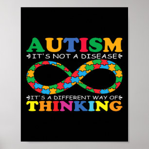 Autism Awareness Family It's Not A Disease Autism Poster