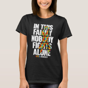 Autism Awareness Family Support Mom Autism Awarene T-Shirt