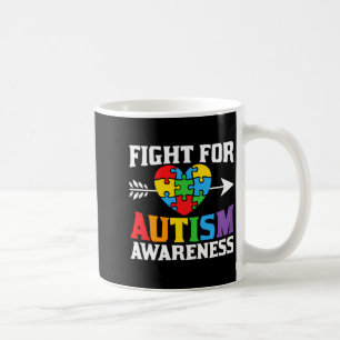 Autism Awareness Fight For Autism Awareness Suppor Coffee Mug